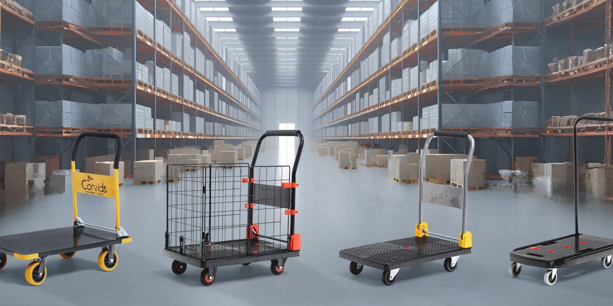Boost Productivity and Safety with Corvids India Heavy Duty Platform Trolleys