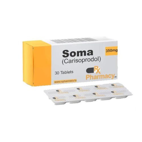 Soma 350 Mg Carisoprodol muscle relaxant treat spasms and pain.