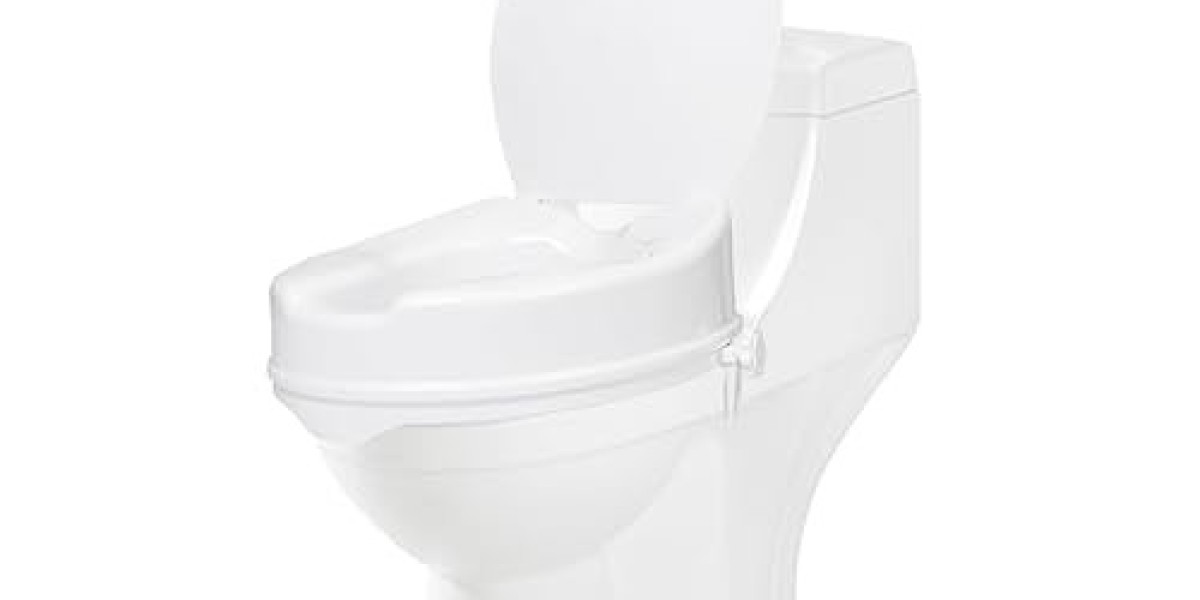 4-inch Toilet Raiser with Lid – Lightweight & Durable