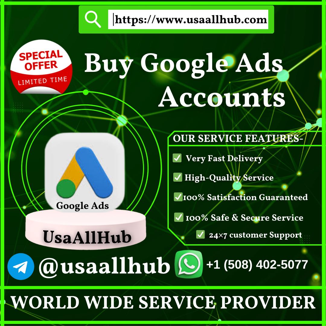Buy Google Ads Accounts - Buy Google Ads Account - Verified & Ready-to-Use