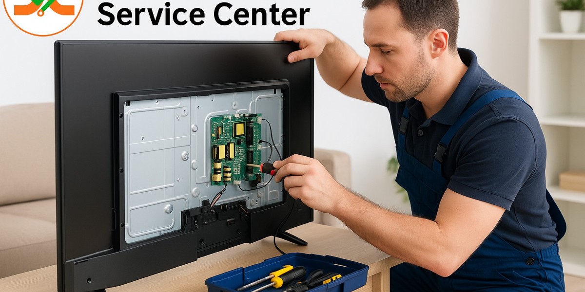 Can the Acer TV Service Center repair broken or cracked screens?