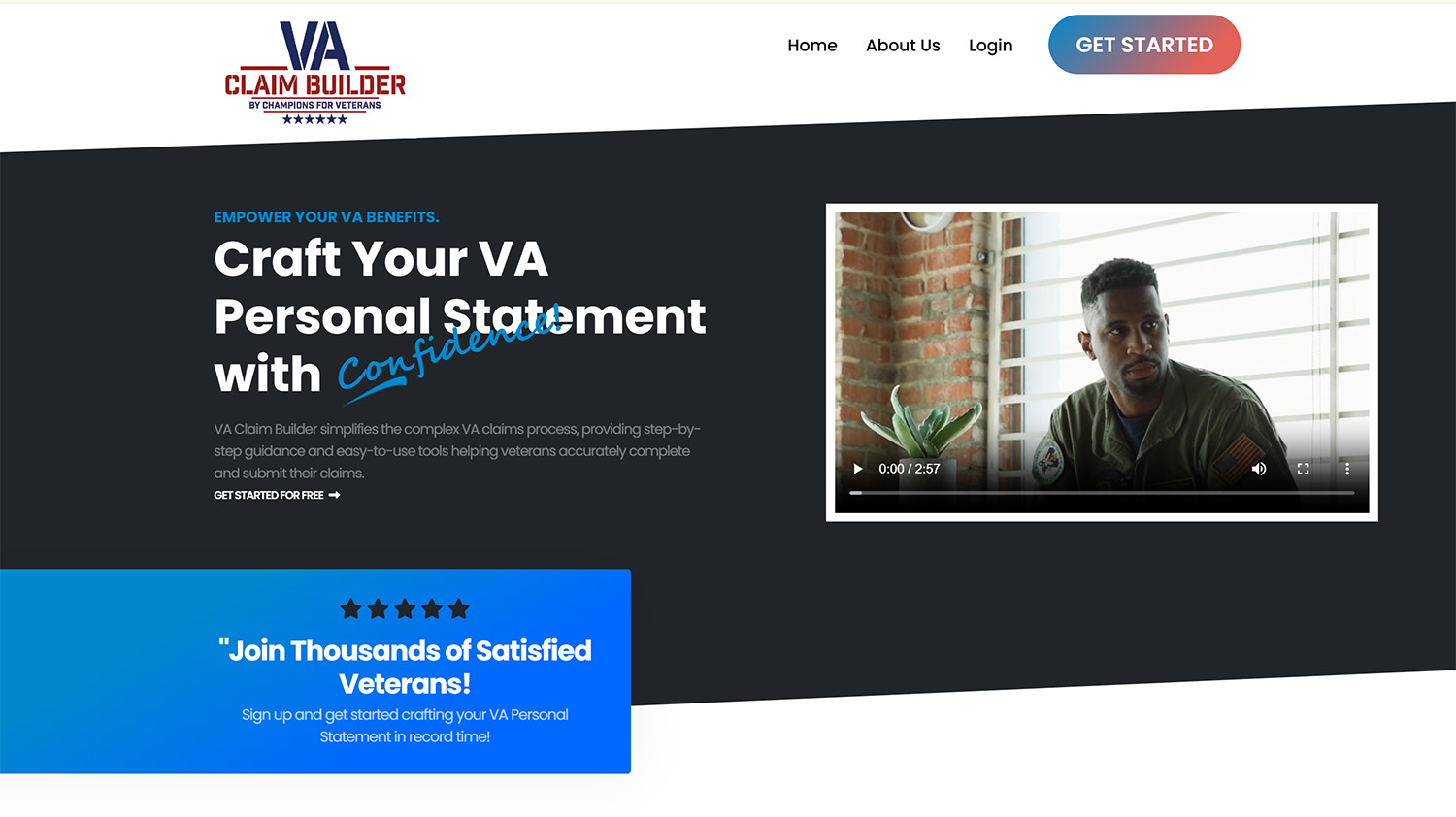 VA Claim Builder | Free Veterans Disability Statement Tool