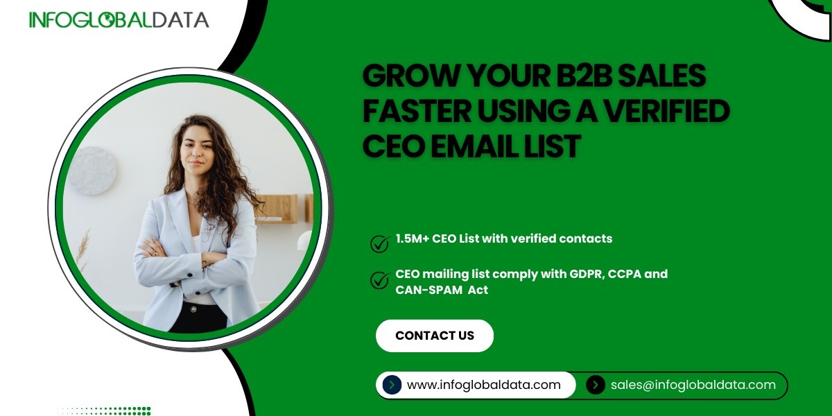 Grow Your B2B Sales Faster Using a Verified CEO Email List | InfoGlobalData