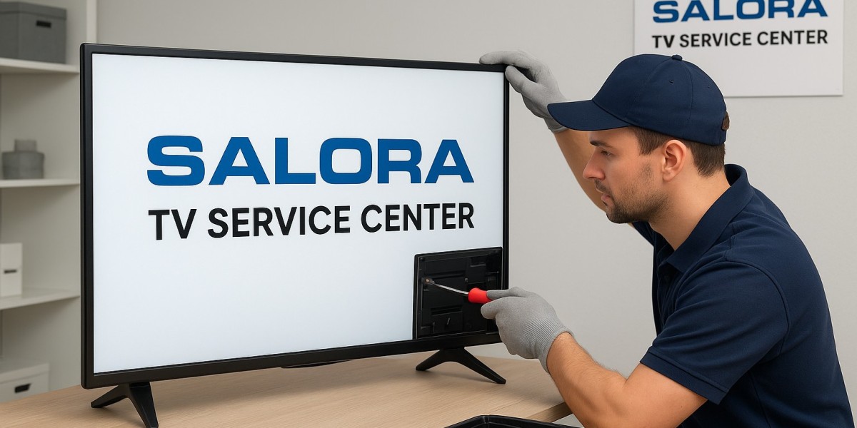 Is there a warranty on the repair work done by Salora TV Service Center?
