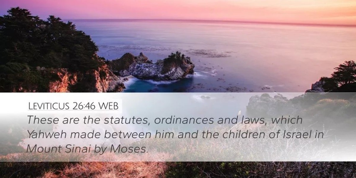 Leviticus 26:46 Meaning, Context & Commentary