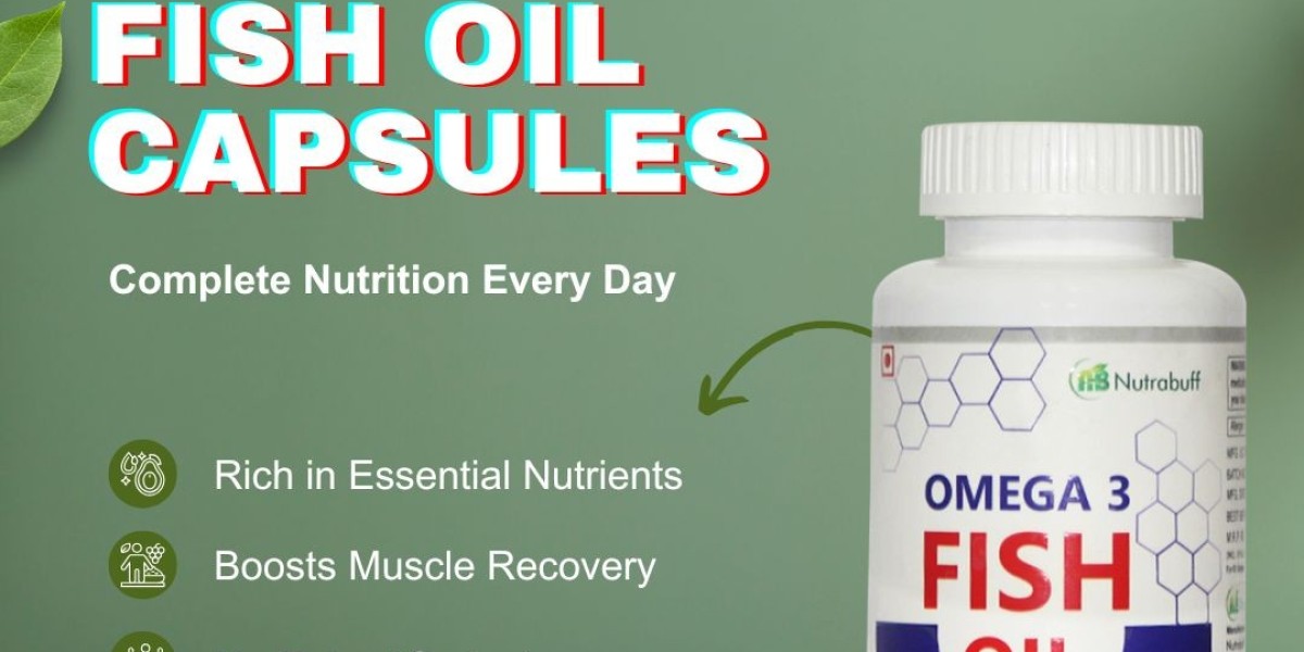 Nutrabuff Omega-3 Fish Oil Capsules: India’s Trusted Source of Pure EPA & DHA