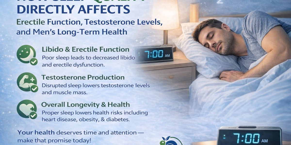 How Sleep Quality Directly Affects Erectile Function, Testosterone Levels, and Men’s Long‑Term Health