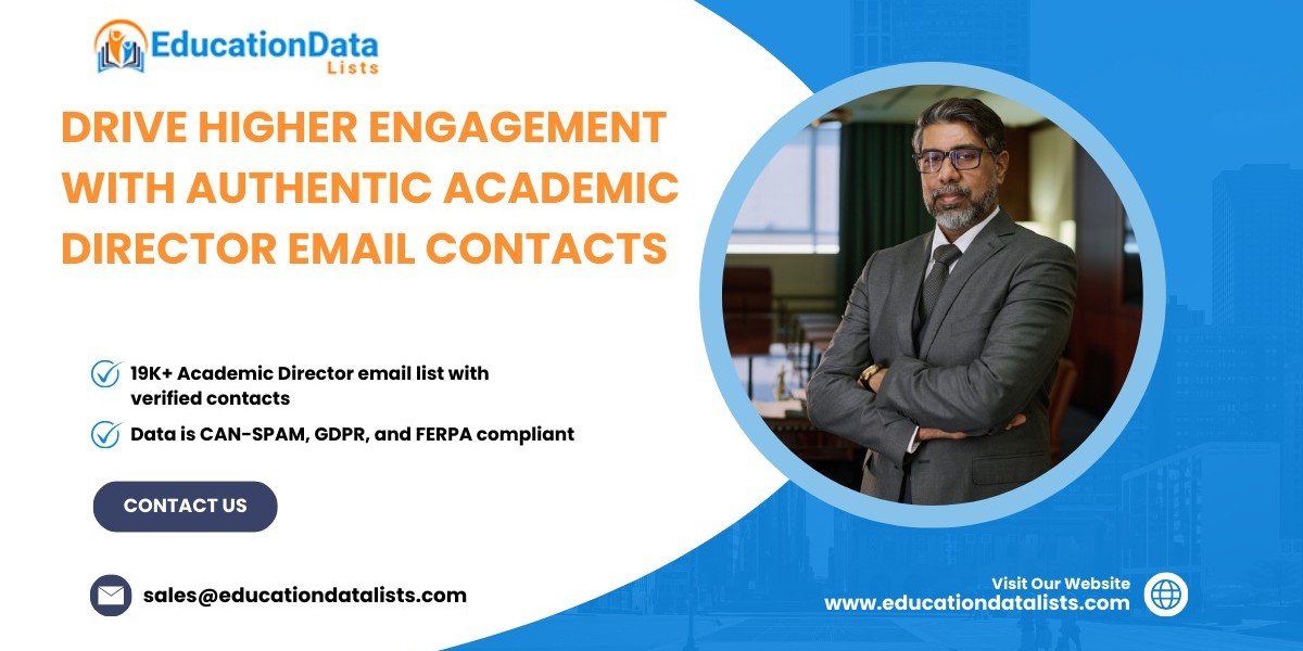 Reach Top Academic Decision-Makers with a Verified Academic Director Email List from EducationDataLists